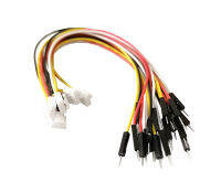 5ชิ้น Male-4PIN Kabel Penyambung Wayar Sambungan Khas untuk เซนเซอร์24AWG 20เซนติเมตร