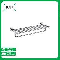 NTS Towel Rack with Bar ราวแขวนผ้าเช็ดตัว ราวแขวนผ้าในห้องน้ำ และชั้นวางของ สแตนเลส Minoan Series รุ่น NTS1-BH-MIS10