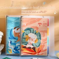 A5 Binder Cartoon Loose-leaf Journal Notebooks 12 Conslation Scrapbook Sketchbook School Office Agenda Planner Accessories