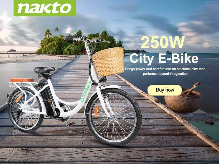 Nakto Elegance Electric Bike 22" 33kph Max Speed Lazada PH