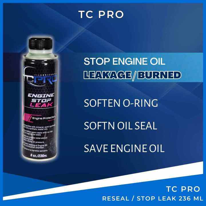 NEW!! TC PRO Engine Oil STOP LEAK Reseal 机油/黑油 防漏油 Oil Seal/Valve Seal
