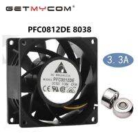 Getmycom Original PFC0812DE 8038 12V 3.30A4 wire double bearing violent cooling fan wholesale