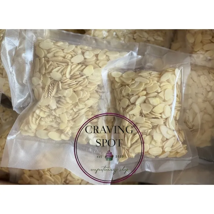 Easy to eat BLANCHED SLICED ALMONDS 500G250G 100G/Expiration Date