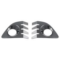 Car ABS Carbon Fiber Front Fog Lamp Light Decoration Cover Trim for Toyota Corolla Cross 2020