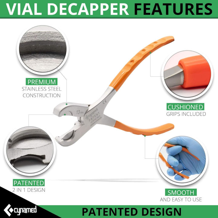 cynamed-twin-action-decapper-pliers-perfect-for-decapping-13mm-and-20mm-crimped-vials-and-bottles