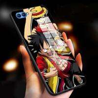 เคสกระจกนิรภัยมันวาวเคสโทรศัพท์ V10เคสสำหรับ Honor BL Luffy ฝาครอบกันกระแทก