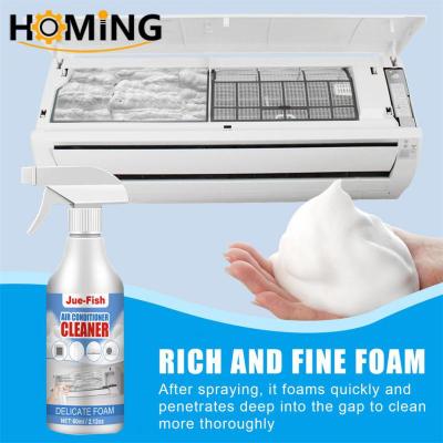 60ML Air Conditioner Cleaner Deep Cleaning Radiators Fan Blade Remover Stain Deodorizer Smell Multipurpose Foam Cleaner Sprayer