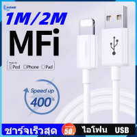 สายชาร์จสำหรับไอโฟน 1เมตร Fast Charger Cable For 5 5S 6 6S 7 7P 8 X XR XS Max 11 11Pro 11ProMax 13 13Pro 13ProMax 13Mini IPad IPod 14 14Pro 14Plus 14Pro MAX【Jookmall】