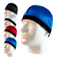 4PCS Silky Dome Cap Wide Band Wig Satin Breathable Silk Wave Cap for Men