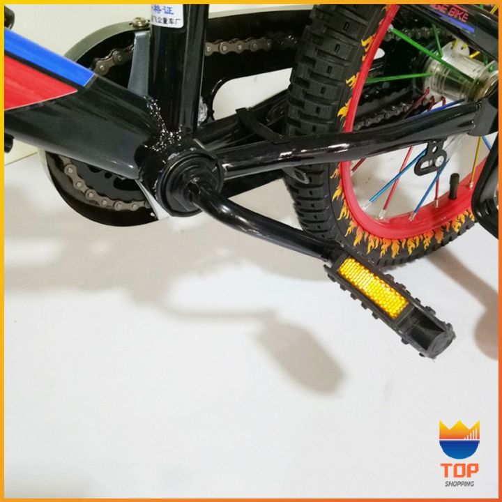 top-บันไดจักรยานอลูมิเนียม-อุปกรณ์จักรยาน-มี-2-สี-สีเงิน-และ-สีดำ-bicycle-pedals