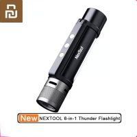 Youpin NEXTOOL 6-in-1 1000lm Dual-light Zoomable Alarm Flashlight USB-C Rechargeable Mobile Power Bank Camping Work Light