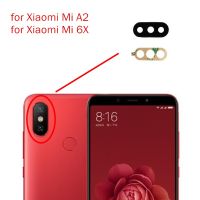 3ชิ้น/ล็อตสำหรับ Xiaomi Mi A2 /Mi 6x ด้านหลังเลนส์กระจกกล้องถ่ายรูปกาวเลนส์กล้องด้วยด้านหลังหลักสำหรับอะไหล่ซ่อม Mia2 Xiaomi