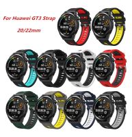 yivdje 20mm/22mm Strap For Samsung Galaxy Watch 4 46MM Active 2/3 Gear S3 Huawei GT2/3 Silicone watchband Huami Amazfit bip Bracelet