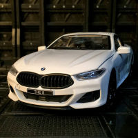 1:24 BMW M8อัลลอยรถรุ่น D Iecasts และของเล่นยานพาหนะโลหะรถของเล่นรุ่นเก็บเสียงและแสงจำลองเด็กของเล่นของขวัญ