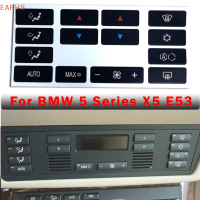 EOY ปุ่มสวิตช์ควบคุมสภาพอากาศในรถยนต์1ชุดครอบคลุม X5 BMW E53 1999-2006 E39 1996-2002