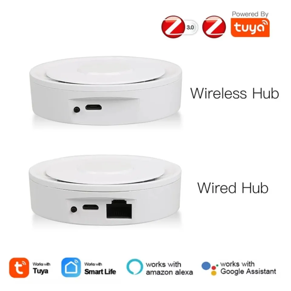 MOES ZigBee Smart Gateway Tuya Home Bridge Hub Smart Life APP Wireless  Remote Controller Works with Alexa Google Home