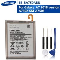 แบตเตอรี่ Samsung Galaxy A7 2018 SM-A730x A730x SM-A750F A10แบตเตอรี่ EB-BA750ABU 3300MAh