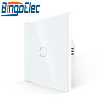 [HOT GELLXKOWOIGHIO 527] EU Touch Switch Sensor Switches No Neutral Wire Required LED Crystal Glass Panel 1/2/3 Gang Wall Lamp Light Switch AC100-240V