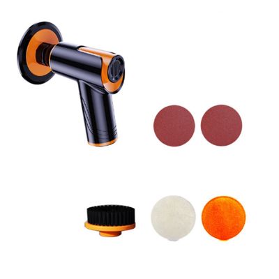 1 SET Cordless Electric Car Polisher Car Detailing 2200R/Min Idle Speed Small Polisher