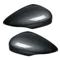 Carbon Fiber Side Wing Mirror Cover Trim Rear View Mirror Covers for Fiesta Mk7 2008 2009 2010 2011 2012 2013-2017