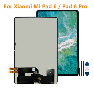 11 สำหรับแผ่น Xiaomi 6 Mi Pad 6 Pro ชิ้นส่วนจอสัมผัสแอลซีดีของเครื่องแปลงดิจิทัลสำหรับ Xiaomi Mi Pad6 Pro ชิ้นส่วนซ่อมหน้าจอ LCD