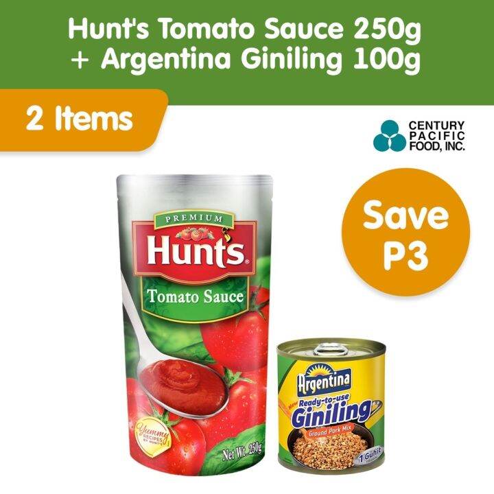 Hot xjvtxb Buy 1 Hunt's Tomato Sauce 250g Argentina Giniling 100g Save