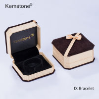 Kemstone แฟชั่นกำมะหยี่แหวนต่างหูกำไลสร้อยข้อมือจี้สร้อยคอกล่องเครื่องประดับชุดกล่องของขวัญ