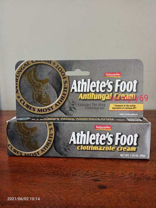 Natureplex Athlete's Foot Antifungal Clotrimazole Cream (35 g) Made in