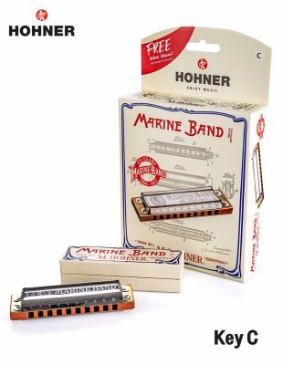 Hohner  Marine Band 125th Anniversary Edition ฮาร์โมนิก้า 10 ช่อง คีย์ C รุ่นพิเศษ ฉลองครบรอบ 125 ปี ของ Hohner  Marine Band (เมาท์ออแกน, Harmonica Key C) ** Limited Edition / Made in Germany **