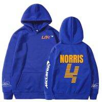 [Qinqin clothing]แม็คลาเรน F1เสื้อกันหนาวหมวกแลนโด Norris 4จดหมายพิมพ์บุรุษเสื้อผ้ากีฬาแนวโน้มฤดูใบไม้ผลิเสื้อยืดขนาดใหญ่เลานจ์สวมท็อปส์ลำลอง