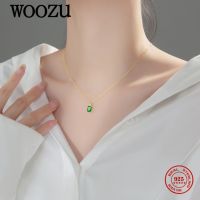 ♦♈◇  WOOZU 925 Sterling Luxury Pendant Necklace Wedding Engagement Fashion Jewelry