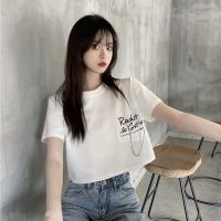 ❆ HyunA hot girl girl group style jazz dancing jazz short top summer loose zipper short-sleeved T-shirt womens trendy