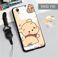 สำหรับ VIVO Y31 2016/Y31A/Y35/Y37/Y51/Y53/1606เคสซิลิโคนนิ่มพร้อมห่วงและเชือก