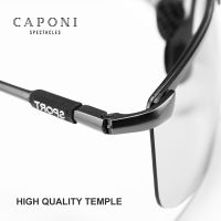 CAPONI Polarized Sunglasses For Men Photochromic Classic Sports Style Shadow High Quality Sun Glasses UV400 Protection BS3066