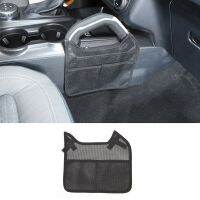 Passenger Storage Pocket Center Console Gear Side Storage Mesh Bag for 2021 2022 Interior Accessories Black