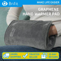 Brifit กราฟีน ตุ๊กตาผ้าห่มไฟฟ้าแบบพกพา USB อุ่นมืออุ่น Pad ความอบอุ่นในฤดูหนาว เหมาะสำหรับบ้าน สำนักงาน ใช้ฤดูหนาว ให้ของขวัญ