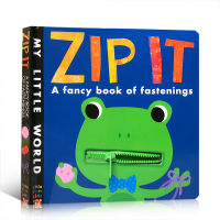 milumilu My Little World Zip It หนังสือปกแข็งสอนภาษาอังกฤษสำหรับเด็กปฐมวัย