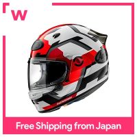 หมวกกันน็อคจักรยาน ARAI Seluruh Wajah ASTRO GX หน้าแดง61-62Cm