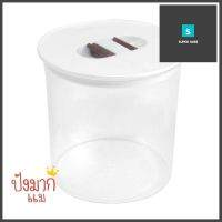 ขวดโหล PS1 1.2 ลิตร กลม-M ฝาบีบ สีขาวCANISTER PS 1.2L PULL LID WHITE **สามารถออกใบกำกับภาษีได้ค่ะ**