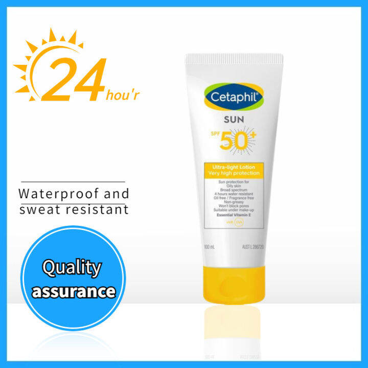 Cetaphil Sunblock Light Gel (Face & Body) 100ml sunscreen protection ...