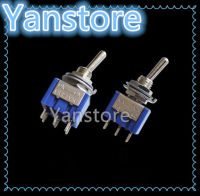 10Pcs Blue Mini MTS-102 MTS-103 MTS-202 MTS-203 3Pin 6Pin ON-ON / ON-OFF-ON 6A 125VAC การแพร่กระจายของเชื้อโรค