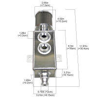 [In stock] การดัดแปลงรถยนต์พร้อมตัวกรองอากาศ หม้อรีไซเคิลน้ำมันเสีย ถังน้ำมันเชื้อเพลิงไหลสูง 1L