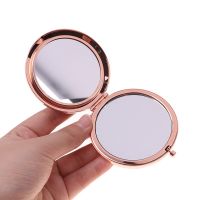Foldable Vintage Makeup Mirror Mini Square Makeup Vanity Mirror Portable Hand Double-sided Compact Pocket Cosmetic Mirror Mirrors