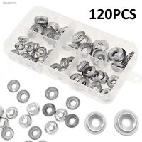 ▫ 120pcs Decorative Washers Kit for Countersunk Screws Punched Stainless Steel Fasteners Washers Joint Ring Backup Ring