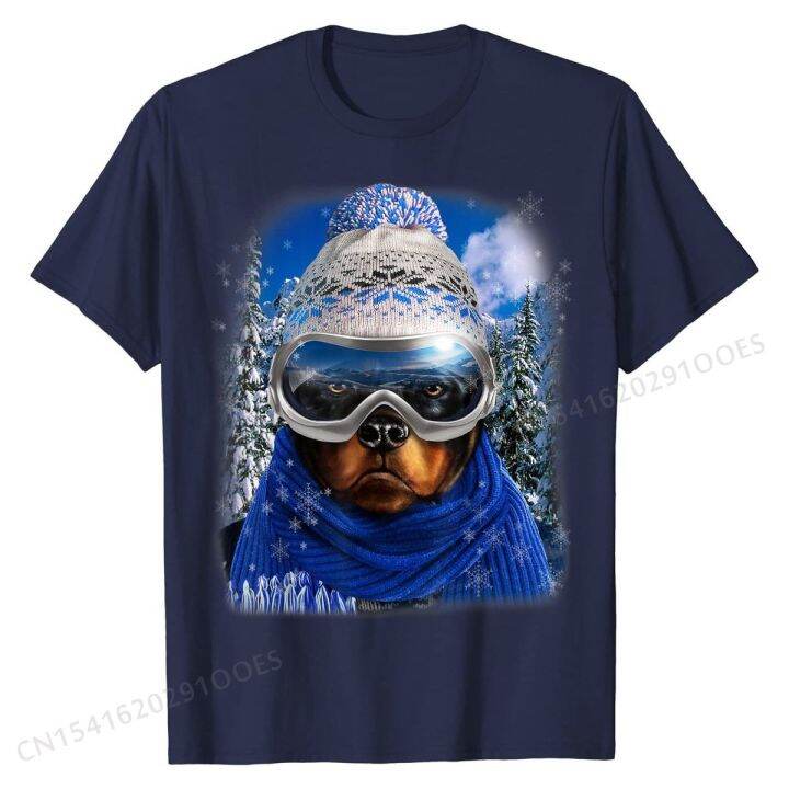 rottweiler-dog-in-winter-ski-snowboarding-sport-wear-t-shirt-cheap-men-tops-shirt-personalized-t-shirts-cotton-classic