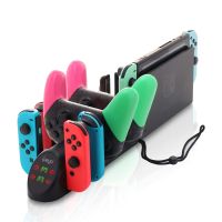 Controller Charger Docking Station for Nintendo Switch Oled Charging Stand for 4 Switch Joy-Con 2 Pro Controllers with Display