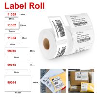 ♣✧✶ 1Roll 99014 Compatible Dymo LW Label 99010 99012 99014 11352 11354 11355 Adhesive Thermal Paper for DYMO LabelWriter 450 4XL 400
