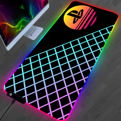 RGB Mouse Pad Game Console Playstation Ps4 LED Car PC Gamer Completo Computer Gaming Accessories Keyboard Desk Mat Mousepad