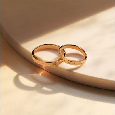 แหวน DW แหวนแฟชั่น แหวนสวมนิ้ว สไตล์ยุุโรป เรียบหรู แหวนคู่รัก สินค้าพร้อมส่ง
