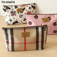 Rural wind restoring ancient ways is water-proof Oxford cloth type cat dog dumpling cosmetic bag to receive bag wash gargle bag much money